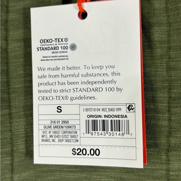 Knox Rose Olive Green Top Small - Picture 4 of 4